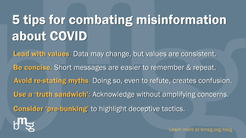 Five Ways To Combat Misinformation When Communicating About COVID ...