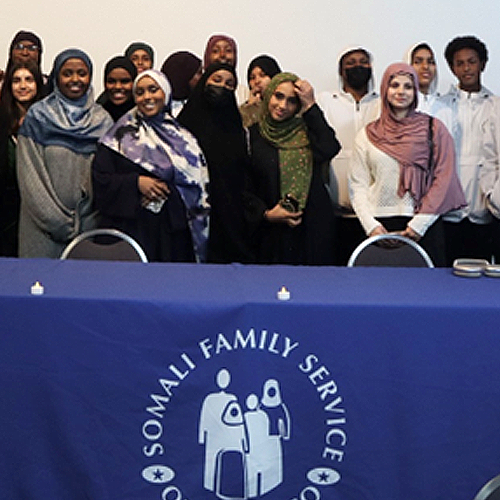 group of people at Somali Family Service Center