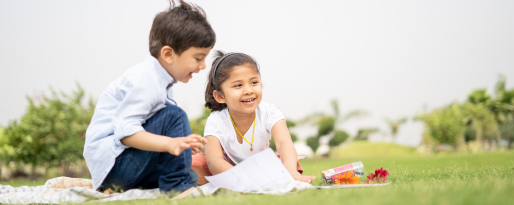 children in park