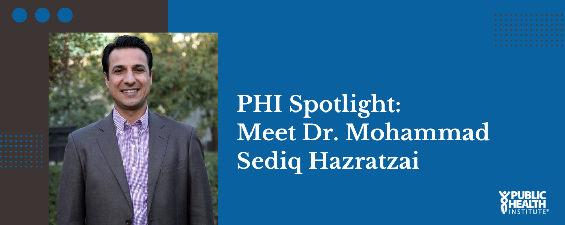 Meet Dr. Mohammad Sediq Hazratzai